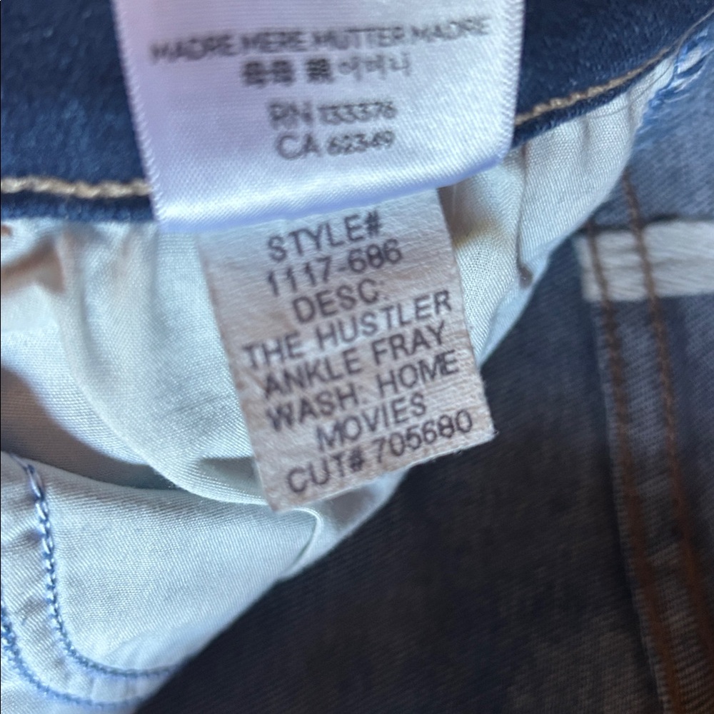 MOTHER Jeans The Hustler Ankle Fray in Home Movies size 26 - Picture 9 of 10